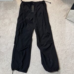 Black cargo pants